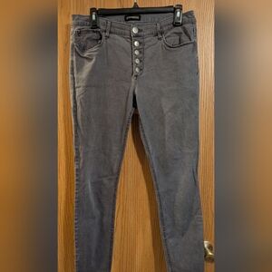 Express Charcoal Denim Jeans